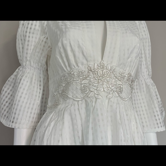White lace waistline dress - Picture 2 of 5